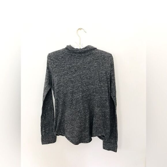 Sundance | grey collared knit twist bottom sweater | size xs - Picture 3 of 5